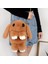 13 Sevimli Kabarık Tavşan Kürk Ponponlar Zincir Çanta Kadın Karikatür Tavşan Tek Kollu Çanta Kabarık Kawaii Tavşan Omuz Peluş Çanta Sırt Çantası Kız (Yurt Dışından) 3