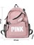 Derin Mavi Pembe Sırt Çantası Moda Çanta Su Geçirmez Dayanıklı Kadın Sırt Çantaları Fanny Paketi ile Okul Çantaları Öğrenciler Için Mochilas (Yurt Dışından) 3