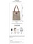 Derin Mavi Özel Logo Kanvas Çanta Tote Kadın Büyük Kapasiteli Kanvas Çantalar Çanta Tasarımcısı Kanvas Tote Çanta Handtaschen Damen (Yurt Dışından) 4