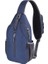 Mavi Caldivo Moda Su Geçirmez Crossbody Sling Sırt Çantası Moda Omuz Göğüs Çantası Kulaklık Deliği ile Kadın Erkek Konu Polyester Zip (Yurt Dışından) 1