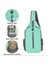 Mavi Caldivo Moda Su Geçirmez Crossbody Sling Sırt Çantası Moda Omuz Göğüs Çantası Kulaklık Deliği ile Kadın Erkek Konu Polyester Zip (Yurt Dışından) 5