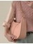 Pembe Kore Moda Koltuk Altı Çanta Kadın 2023 Yeni Basit ve Yüksek Kaliteli Tek Omuz Çok Yönlü Çapraz Vücut Çanta (Yurt Dışından) 3