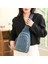 1 Yeni Varış Ayarlanabilir Açık Spor Bel Paketi Göğüs Çantası Yıkanmış Denim Retro Crossbody Sling Göğüs Çantası (Yurt Dışından) 1