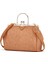 Haki Klasik Hollow Kabartmalı Pu Deri Messenger Çanta Çanta Vintage Kadın Akşam Debriyaj Satchel Çanta Tote (Yurt Dışından) 3
