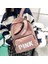 Siyah Yeni Rahat Unisex Sırt Çantası Çok Fonksiyonlu Su Geçirmez Oxford Schoolbag Göğüs Çanta Seti Schoolbag Sırt Çantası (Yurt Dışından) 5