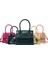 Yeşil Moda Küçük Timsah Deri Kadın Çantası Crossbody Pu Deri Üst Saplı Çanta Mini Omuz Çantası Kadın Haberci Çanta (Yurt Dışından) 3