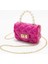 Gül Kırmızı Kadın Moda Inci Zincir El Mini Çapraz Küçük Çanta Bayanlar Bir Omuz Tote Bebek Jöle Çanta Çanta Crossbody Çanta (Yurt Dışından) 1