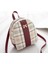 Bordo Yeni Moda Çanta Mini Kadın Sırt Çantası Omuz Sırt Çantası Kadınlar Için Sıcak Satış Seyahat Örgü Sırt Çantası (Yurt Dışından) 1