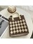 Elmas Lila Tasarım Renk Kontrast Dalgalanma Crossbody Mini Telefon Çantası Moda Çanta Örme Kadın Çantaları Öğle Yemeği Kutusu Basit Örgü Tote Çanta (Yurt Dışından) 4