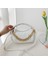 Beyaz Zincir Çanta Yeni Trendy Pu Deri Crossbody Çanta Örgü Kolu Düz Renk Çanta Bayan Çanta Moda Kadın Çanta Omuz (Yurt Dışından) 1