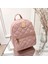 Pembe Yeni Tasarım Moda Seyahat Okul Çantası Bayan Büyük Kapasiteli Sırt Çantası Pu Özel Bayan (Yurt Dışından) 1