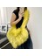 Sarı Kadın Yeni Stil Kürklü Aşk Çantası Büyük Kapasiteli Tek Omuz Crossbody Basit Moda Vizon Peluş Çanta (Yurt Dışından) 1
