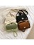 Çok Kontrast Renkli Çevirme Zarf Küçük Hamur Topuzu Pu Sevimli Kadın Alışveriş Tek Omuz Crossbody Çanta (Yurt Dışından) 3