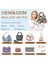 C3 Ana Kesesi En Cuir Femme Tasarımcı Pu Deri Yeni Sezon Çanta Sparkle Çapraz Bodybag Taklidi Çanta 3067 Dökün (Yurt Dışından) 2