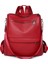 Kırmızı Retro Yumuşak Deri Sırt Çantası Kadın Çantalar Omuz Çantası Yüksek Kaliteli Gizli Sakli Konusmalar Kese Dos Tasarımcı Bayanlar Büyük Kapasiteli Mochilas (Yurt Dışından) 1