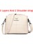 Beyaz Ru Yeni Lüks Çanta Kadın Çanta Tasarımcısı Kadınlar Için Yüksek Kaliteli Yumuşak Pu Deri Omuz Crossbody Çanta (Yurt Dışından) 1
