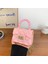 Renk 7 Yeni Tasarımcı Sevimli Sikke Çanta Kızlar Crossbody Çanta Çanta Çocuklar Renkli Inci Mini Çanta Mini Pvc Ruj Jöle Çanta (Yurt Dışından) 1