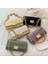 Mor Koltukaltı Çanta Kadın 2023 Moda Küçük Kare Çanta Retro Omuz Crossbody Çanta Zincir Timsah Mini Çanta (Yurt Dışından) 3
