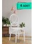 4 Adet Phoenix Beyaz Sandalye / Balkon-Bahçe-Mutfak 2