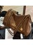 Kadınlar Için Popüler Retro Moda Büyük Kapasiteli Koltuk Altı Çantası 2023 Yeni Sonbahar ve Kış Basit Zincir Omuz Crossbody Çanta (Yurt Dışından) 2