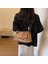 Kadınlar Için Popüler Retro Moda Büyük Kapasiteli Koltuk Altı Çantası 2023 Yeni Sonbahar ve Kış Basit Zincir Omuz Crossbody Çanta (Yurt Dışından) 1