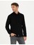 Erkek Siyah Regular Fit Uzun Kollu Gömlek 50274658-VR046 1