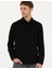 Erkek Siyah Regular Fit Uzun Kollu Gömlek 50274658-VR046 3