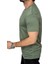Aşırı Terleme Önleyici Haki Bisiklet Yaka Erkek T-Shirt, Ter Sızdırmaz, Çift Katmanlı 2