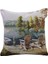 Belıeve Göl Sefası Goblen Kırlent 40*40 cm 1
