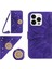 iPhone 13 Pro Kılıf Ayçiçeği Deri Ayarlanabilir Cüzdan Kapak Çapraz Vücut Ipi Boyun Askısı (Yurt Dışından) 5