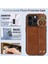 iPhone 14 Pro Max Kılıf Ayarlanabilir Bileklik Kickstand Döngü Pu Deri Bilek Kayışı (Yurt Dışından) 3