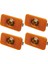 4x 24V Araba Kamyon LED Yan Işaretleyici Işık Amber Gösterge Lambası Kamyonlar Için 4 LED Fm/ (Yurt Dışından) 1