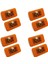 8 Adet 24V Araba Kamyon LED Yan Sinyal Lambası 4led Amber Gösterge Uyarı Lambaları Kamyonlar Için Fm/ (Yurt Dışından) 1