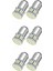 6 Adet 6000K Beyaz 1157 50SMD Kuyruk Fren LED Ampul BAY15D 12V (Yurt Dışından) 1