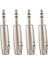 4x Yeni Xlr - Kadın 6.3mm Jack Kurşun Fiş Mikrofon Mikrofon Yama Kablosu Adaptörü (Yurt Dışından) 1