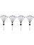 4pcs Güneş Enerjili Bahçe Işıkları Güneş Sallanan Işık, Rüzgarla Sallanma, Dış Mekan Işıkları, Bahçe Veranda Dekorasyonu Için 8led Renkli Işık (Yurt Dışından) 1