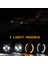 Inç Melek Gözü 150W LED Far 6000K Hi/lo Işın Halo Kafa Işık Lambası Amber Drl IP67 Su Geçirmez (Yurt Dışından) 3