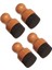 Kesme Tahtası Yağı ve Balmumu Aplikatörü, Ahşap Kesme Tahtaları Için Yuvarlak Ahşap Aplikatörü, Kasap Blokları, Çatal Bıçak Takımı, 4pcs (Yurt Dışından) 2