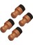 Kesme Tahtası Yağı ve Balmumu Aplikatörü, Ahşap Kesme Tahtaları Için Yuvarlak Ahşap Aplikatörü, Kasap Blokları, Çatal Bıçak Takımı, 4pcs (Yurt Dışından) 4