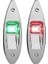 LED Kırmızı + Yeşil Gömme Montajlı Tekne Rv LED Yan Navigasyon Işıkları Paslanmaz Çelik Su Geçirmez Tekne Yan Montaj Işığı (Yurt Dışından) 1