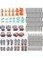 188PCS Deutsch Dt Gri Konnektör Kiti, 2,3,4,6,8 ve 12 Pinli Konfigürasyonlarda 16 Katı Kontak, Otomotiv Konnektörleri (Yurt Dışından) 2