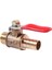 4 Adet 10MM x 1/4 Inç Pt Erkek Konu Tam Bağlantı Kolu Kolu Hortum Diken Pirinç Küresel Vana (Yurt Dışından) 3