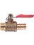 4 Adet 10MM x 1/4 Inç Pt Erkek Konu Tam Bağlantı Kolu Kolu Hortum Diken Pirinç Küresel Vana (Yurt Dışından) 5