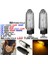4x Motosiklet LED Dönüş Sinyal Işıkları Lambaları Yan Gösterge CB125/CBR650R/CBF/X-ADV /cb 150R /cb 300R/ Cb 1000R (Yurt Dışından) 3