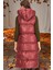 Z6734 Dewberry Xexese Bayan Yelek-Düz Bordo 2