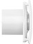 100 mm (10 Cm) Dekoratif Ön Panelli Banyo Fanı (Rıo Beyaz 4c) 2