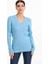 Vs Bayan V Yaka Saç Örgü U.kol Bluz 21 110 A.mavi 3