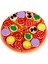 Simülasyon Ahşap Kesim Pizza Sebzeleri, Mutfak Yemek Oyuncak, Uygulamalı Yetenek Rol Yapma Oyunu, Çocuk Eğitici Oyuncak, Bebek Hediyesi (Yurt Dışından) 1