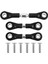 Adet Direksiyon Bağlantı Çubuğu Servo Çubuk Tamiya Tt-02 TT-02T TT02 TT02T 1/10 Rc Araba Yükseltme Parçaları Aksesuarları, Gümüş (Yurt Dışından) 1
