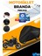 Honda Cb 650R Su Geçirmez Siyah Motosiklet Brandası Miflonlu Kalın Premium Kumaş Clipsli 1